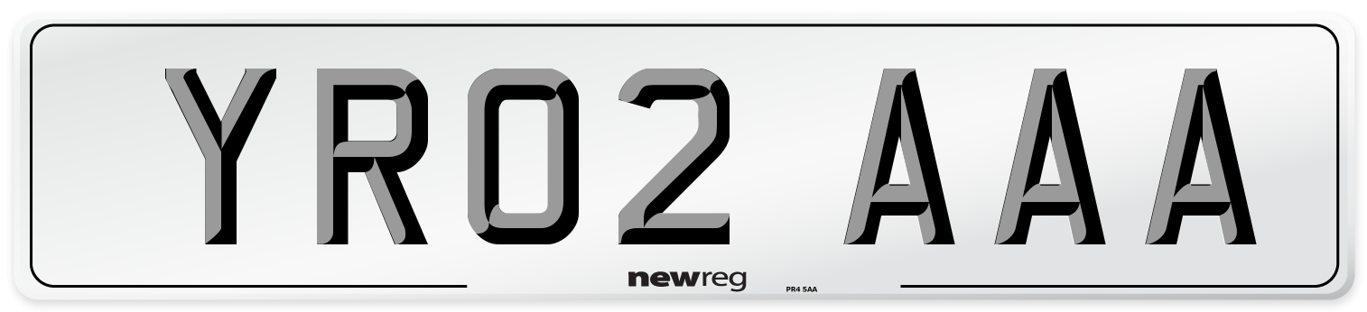 YR02 AAA Number Plate from New Reg